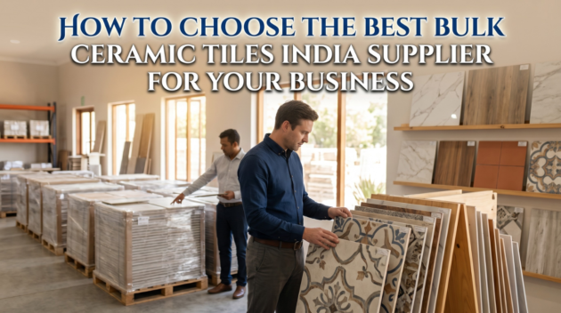 Bulk ceramic tiles India supplier loading wholesale ceramic tile pallets for international export